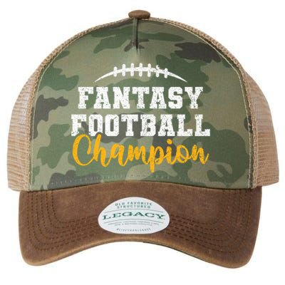 Fantasy Football League Winner Fantasy Football Champion Gift Legacy Tie Dye Trucker Hat