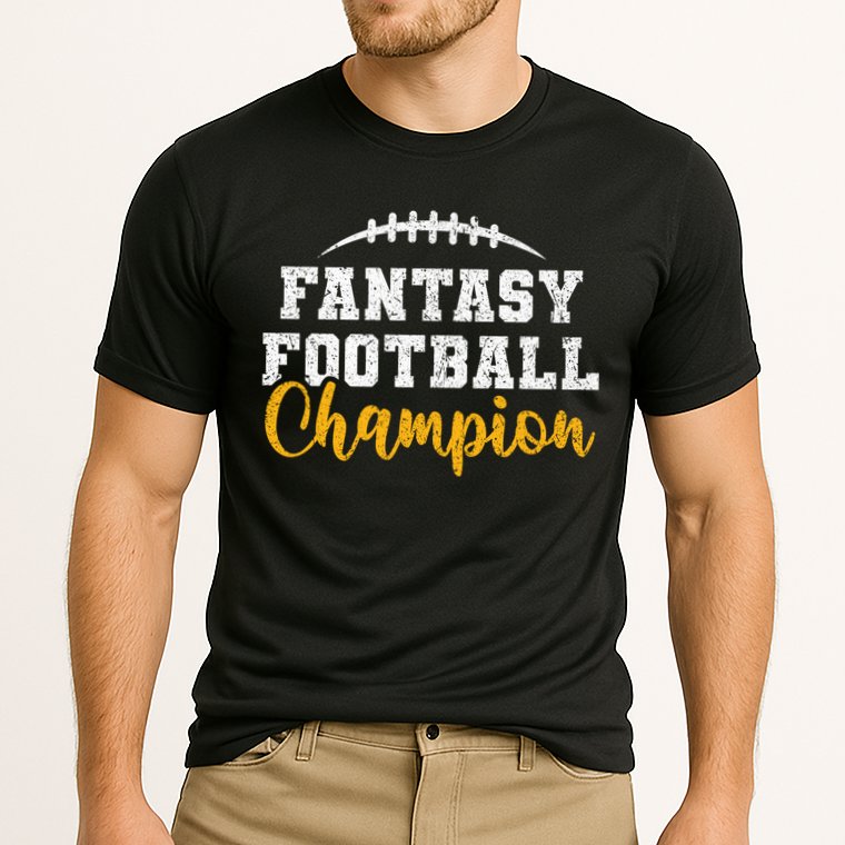 Fantasy Football League Winner Fantasy Football Champion Gift Performance Shirt