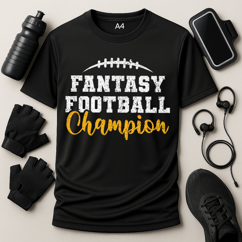 Fantasy Football League Winner Fantasy Football Champion Gift Performance Shirt