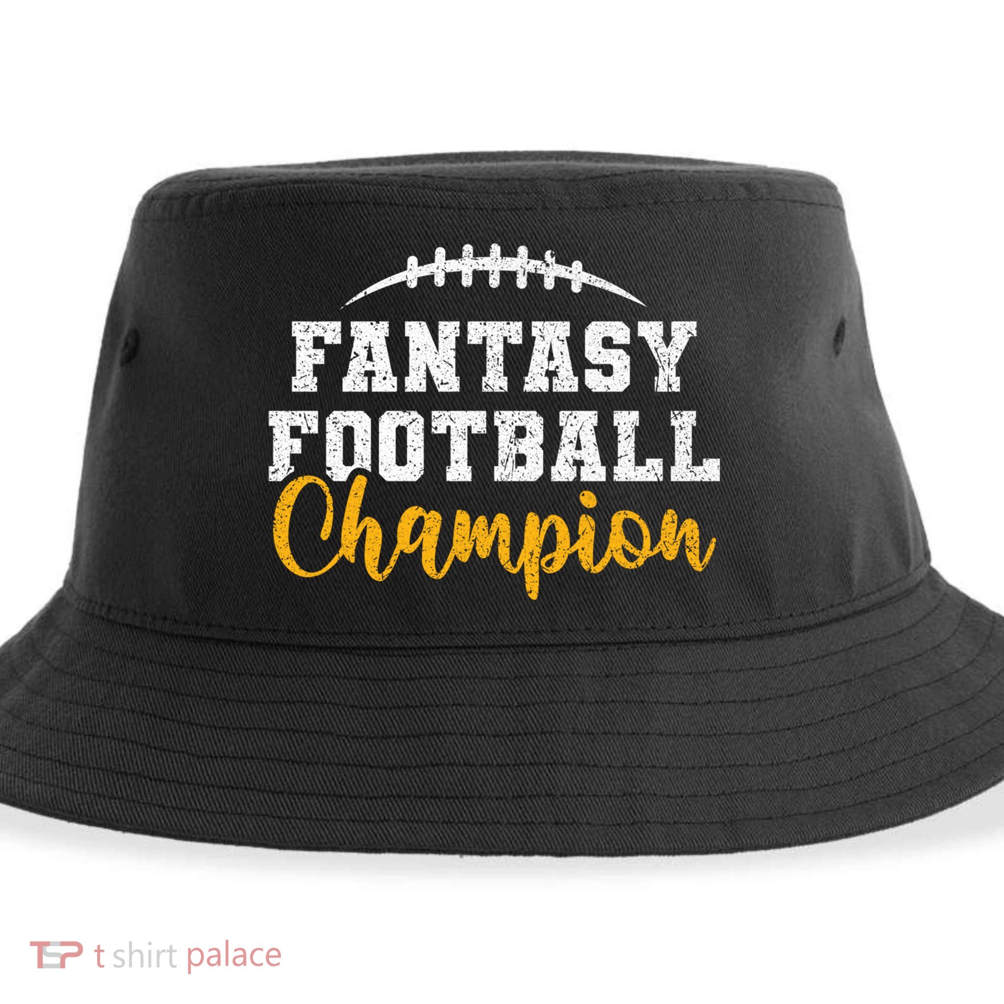 Fantasy Football League Winner Fantasy Football Champion Gift Sustainable Bucket Hat