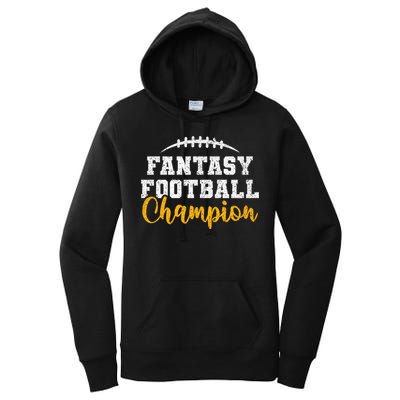 Fantasy Football League Winner Fantasy Football Champion Gift Women's Pullover Hoodie