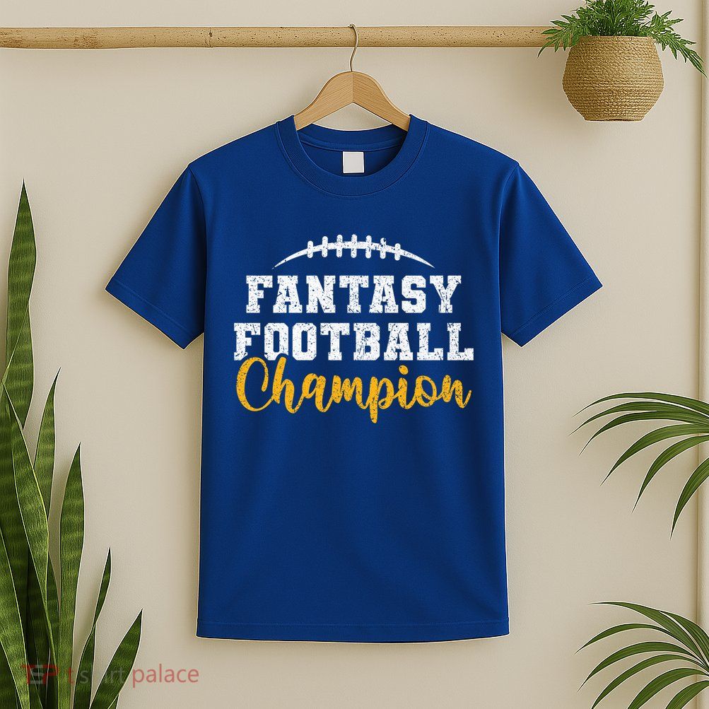 Fantasy Football League Winner Fantasy Football Champion Gift T-Shirt