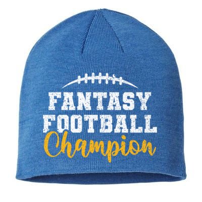 Fantasy Football League Winner Fantasy Football Champion Gift Sustainable Beanie