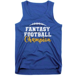 Fantasy Football League Winner Fantasy Football Champion Gift Tank Top