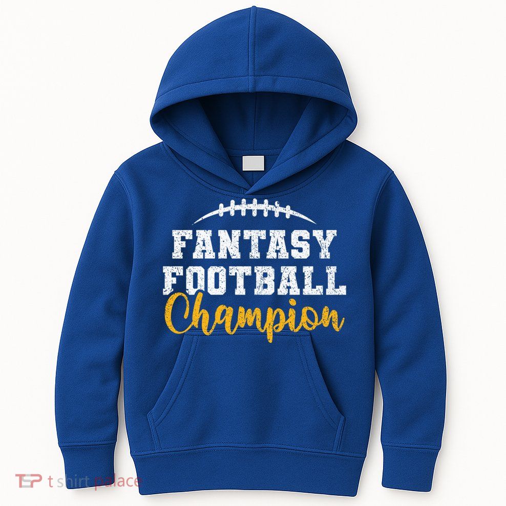 Fantasy Football League Winner Fantasy Football Champion Gift Kids Hoodie