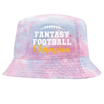 Fantasy Football League Winner Fantasy Football Champion Gift Tie-Dyed Bucket Hat