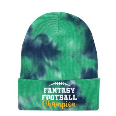 Fantasy Football League Winner Fantasy Football Champion Gift Tie Dye 12in Knit Beanie