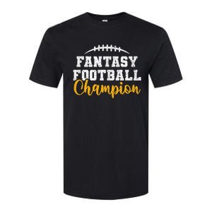 Fantasy Football League Winner Fantasy Football Champion Gift Softstyle CVC T-Shirt