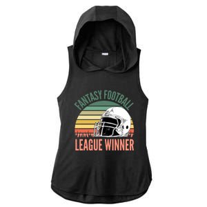 Fantasy Football League Winner Gift Ladies PosiCharge Tri-Blend Wicking Draft Hoodie Tank