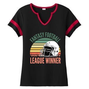 Fantasy Football League Winner Gift Ladies Halftime Notch Neck Tee