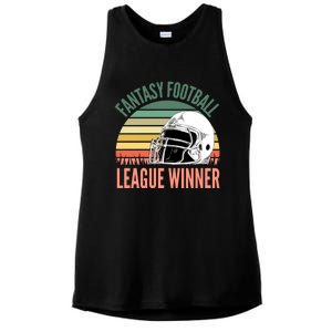 Fantasy Football League Winner Gift Ladies PosiCharge Tri-Blend Wicking Tank