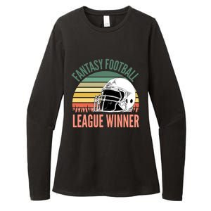 Fantasy Football League Winner Gift Womens CVC Long Sleeve Shirt