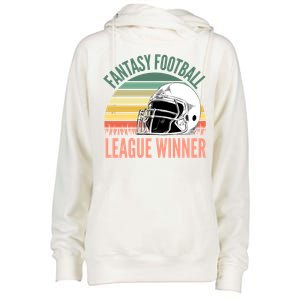 Fantasy Football League Winner Gift Womens Funnel Neck Pullover Hood