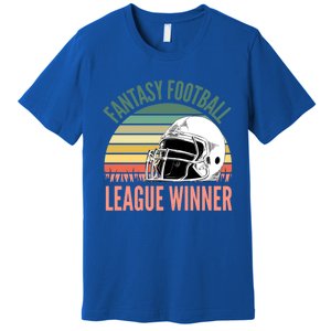 Fantasy Football League Winner Gift Premium T-Shirt