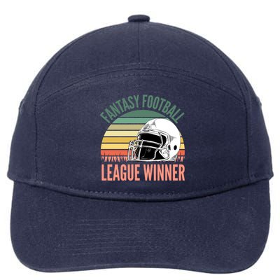 Fantasy Football League Winner Gift 7-Panel Snapback Hat