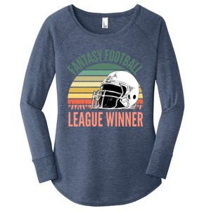 Fantasy Football League Winner Gift Women's Perfect Tri Tunic Long Sleeve Shirt