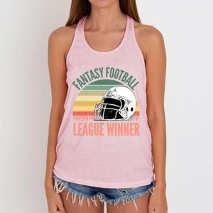 Fantasy Football League Winner Gift Women's Knotted Racerback Tank