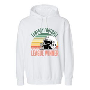 Fantasy Football League Winner Gift Garment-Dyed Fleece Hoodie