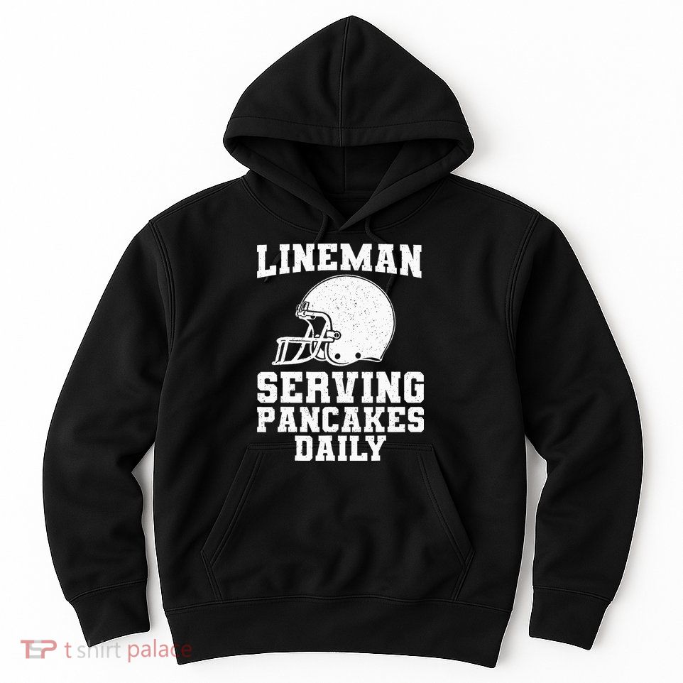 Funny Football Lineman Art For Offensive Lineman Hoodie
