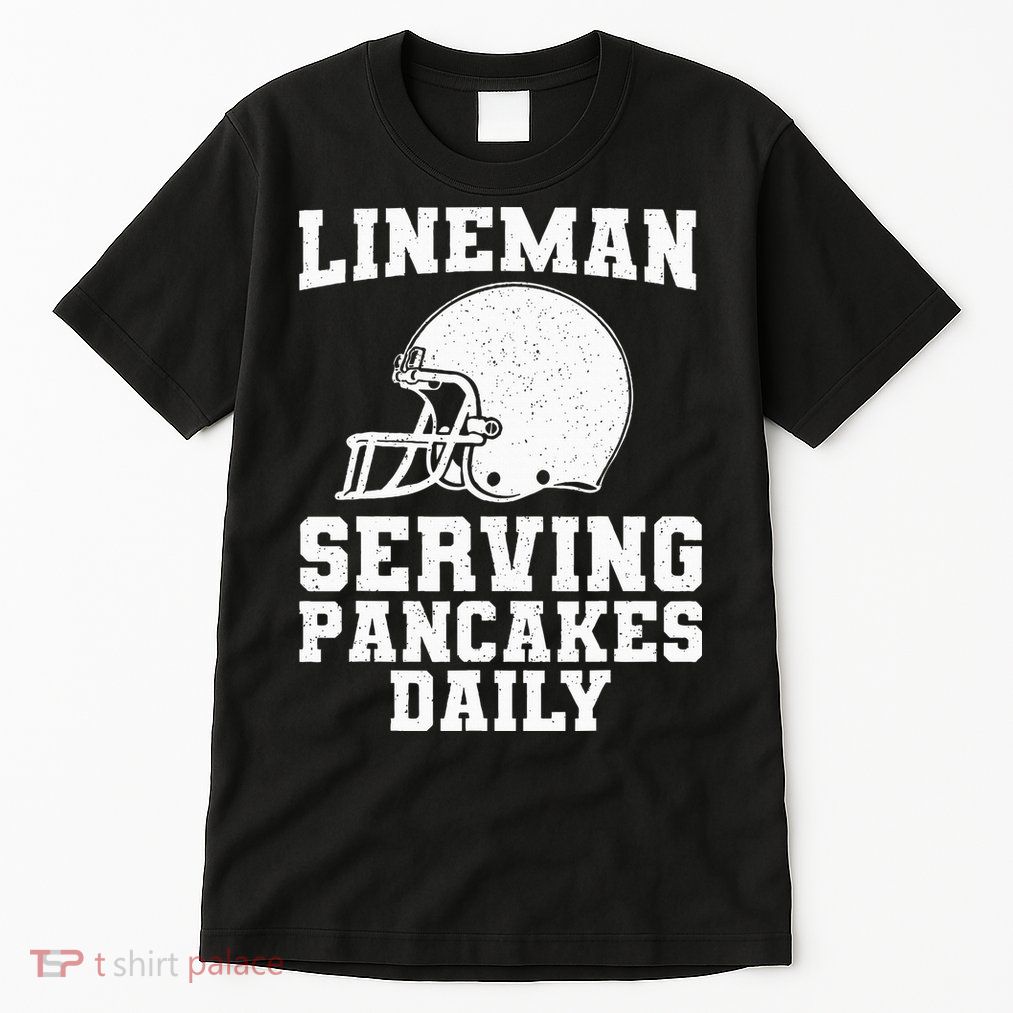 Funny Football Lineman Art For Offensive Lineman Tall T-Shirt
