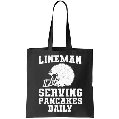 Funny Football Lineman Art For Offensive Lineman Bag
