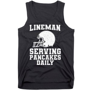 Funny Football Lineman Art For Offensive Lineman Tank Top