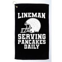 Funny Football Lineman Art For Offensive Lineman Golf Towel