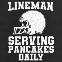 Funny Football Lineman Art For Offensive Lineman Golf Towel