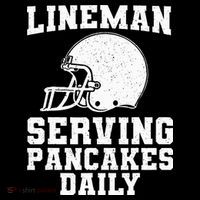 Funny Football Lineman Art For Offensive Lineman Toddler T-Shirt