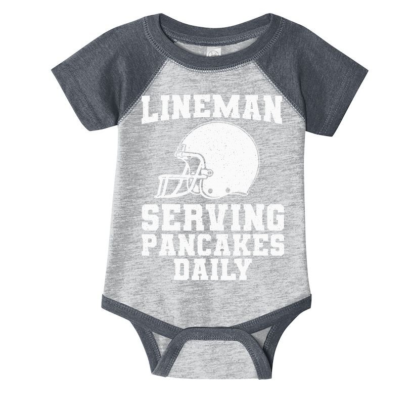 Funny Football Lineman Art For Offensive Lineman Infant Baby Jersey Bodysuit