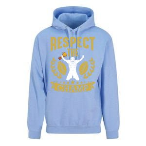 Fantasy Football League Champion Respect The Champ Trophy Gift Unisex Surf Hoodie