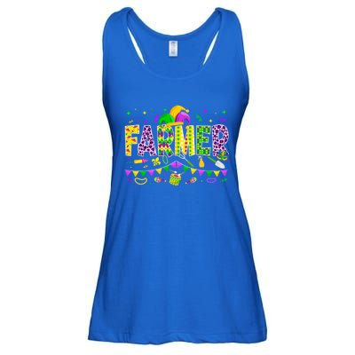 Funny Farmer Lover Mardi Gras Carnival Party Meaningful Gift Ladies Essential Flowy Tank