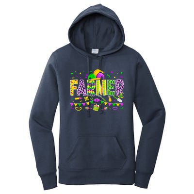 Funny Farmer Lover Mardi Gras Carnival Party Meaningful Gift Women's Pullover Hoodie