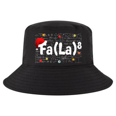 Funny Fa La 8 Merry Xmas Song Math Teacher Santa Hat Cool Comfort Performance Bucket Hat