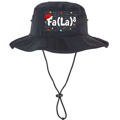 Funny Fa La 8 Merry Xmas Song Math Teacher Santa Hat Legacy Cool Fit Booney Bucket Hat