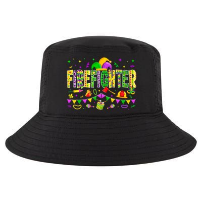 Funny Firefighter Lover Mardi Gras Carnival Party Gift Cool Comfort Performance Bucket Hat