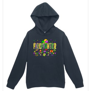 Funny Firefighter Lover Mardi Gras Carnival Party Gift Urban Pullover Hoodie