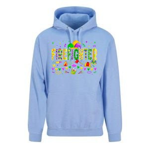 Funny Firefighter Lover Mardi Gras Carnival Party Gift Unisex Surf Hoodie