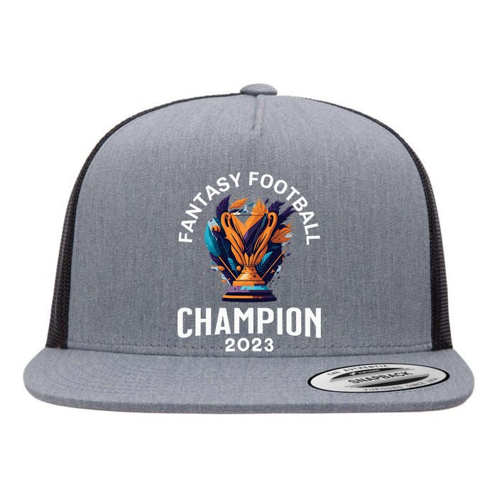 Fantasy Football League Champion Winner Flat Bill Trucker Hat