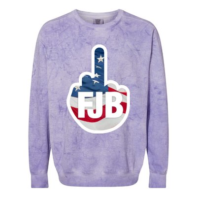 FJB Flag Logo Apparel Colorblast Crewneck Sweatshirt