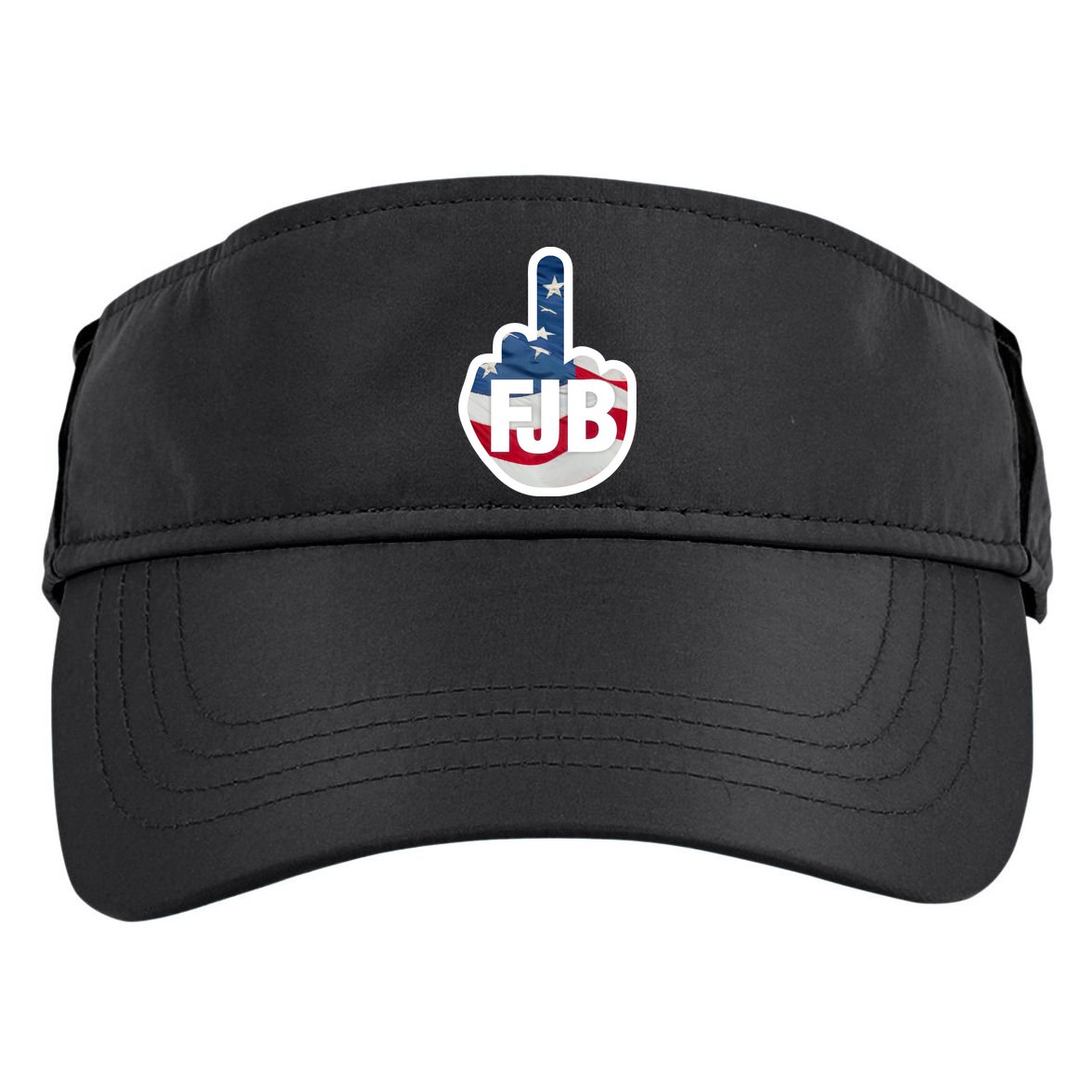 FJB Flag Logo Apparel Adult Drive Performance Visor