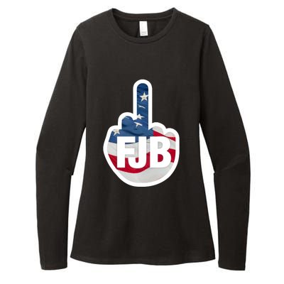 FJB Flag Logo Apparel Womens CVC Long Sleeve Shirt