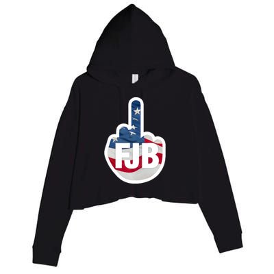 FJB Flag Logo Apparel Crop Fleece Hoodie