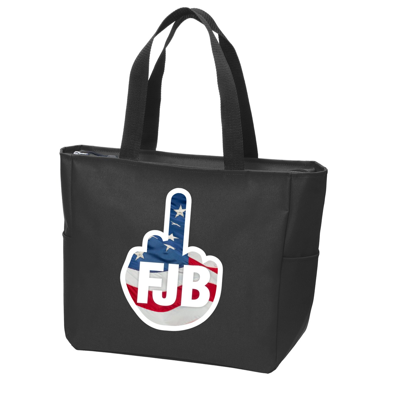FJB Flag Logo Apparel Zip Tote Bag