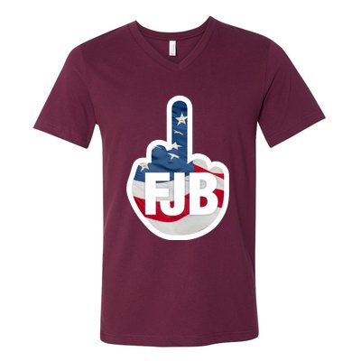 FJB Flag Logo Apparel V-Neck T-Shirt