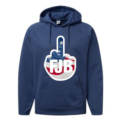 FJB Flag Logo Apparel Performance Fleece Hoodie