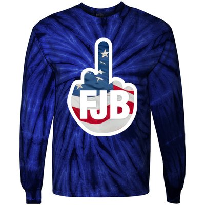 FJB Flag Logo Apparel Tie-Dye Long Sleeve Shirt