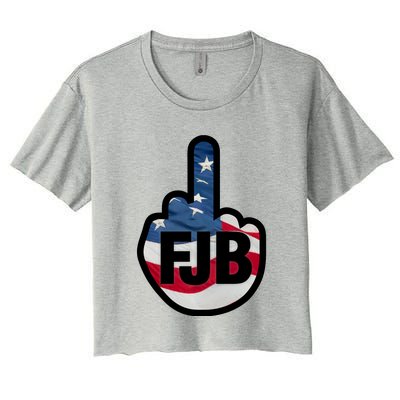 FJB Flag Logo Apparel Women's Crop Top Tee