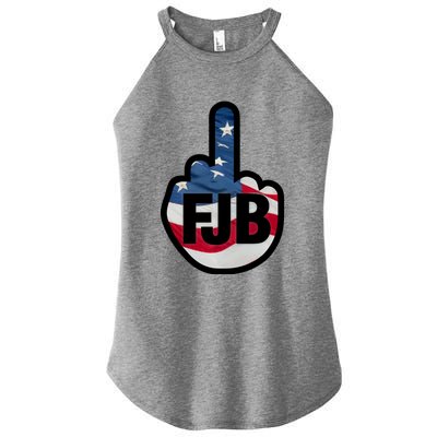 FJB Flag Logo Apparel Women's Perfect Tri Rocker Tank