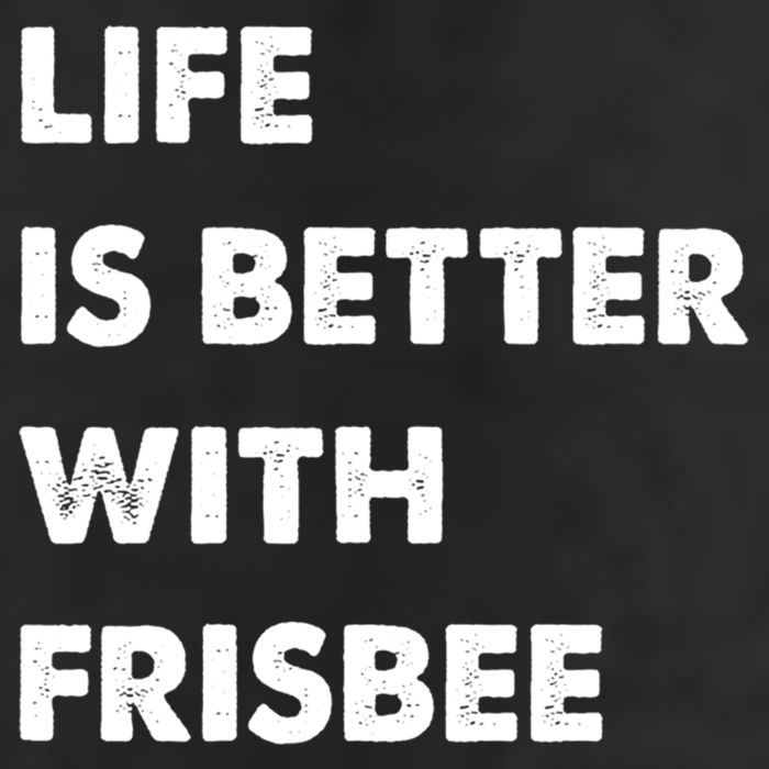 Funny Frisbee Life Is Better With Frisbee Funny Gift 7 Panel Mesh Trucker Snapback Hat